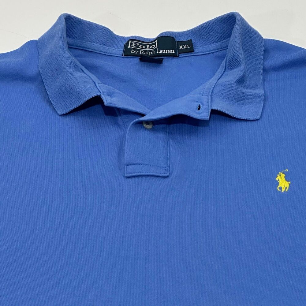 Polo by Ralph Lauren Men's Polo Shirt Blue‎ Size XXL